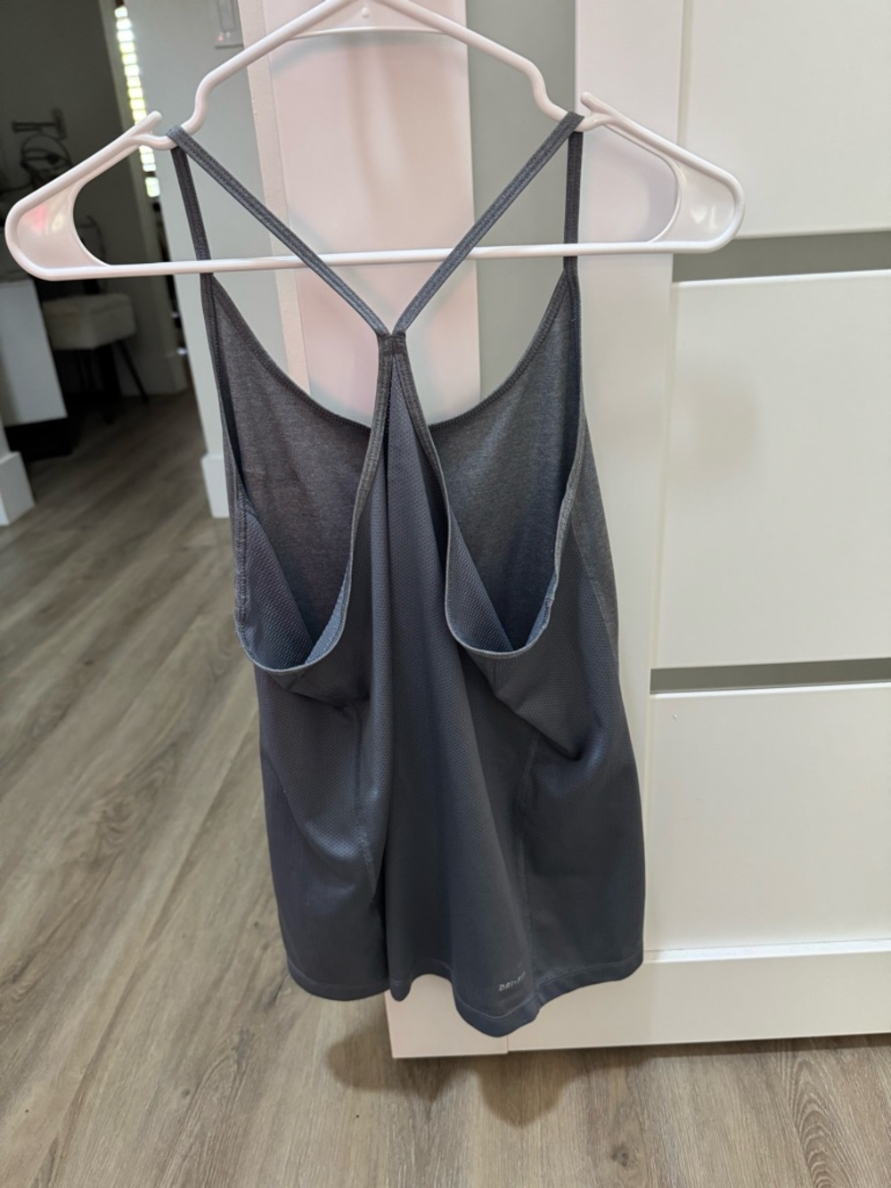 Nike Dri‑Fit Tank – Gray – Lightweight & Breathable - Picture 2 of 4